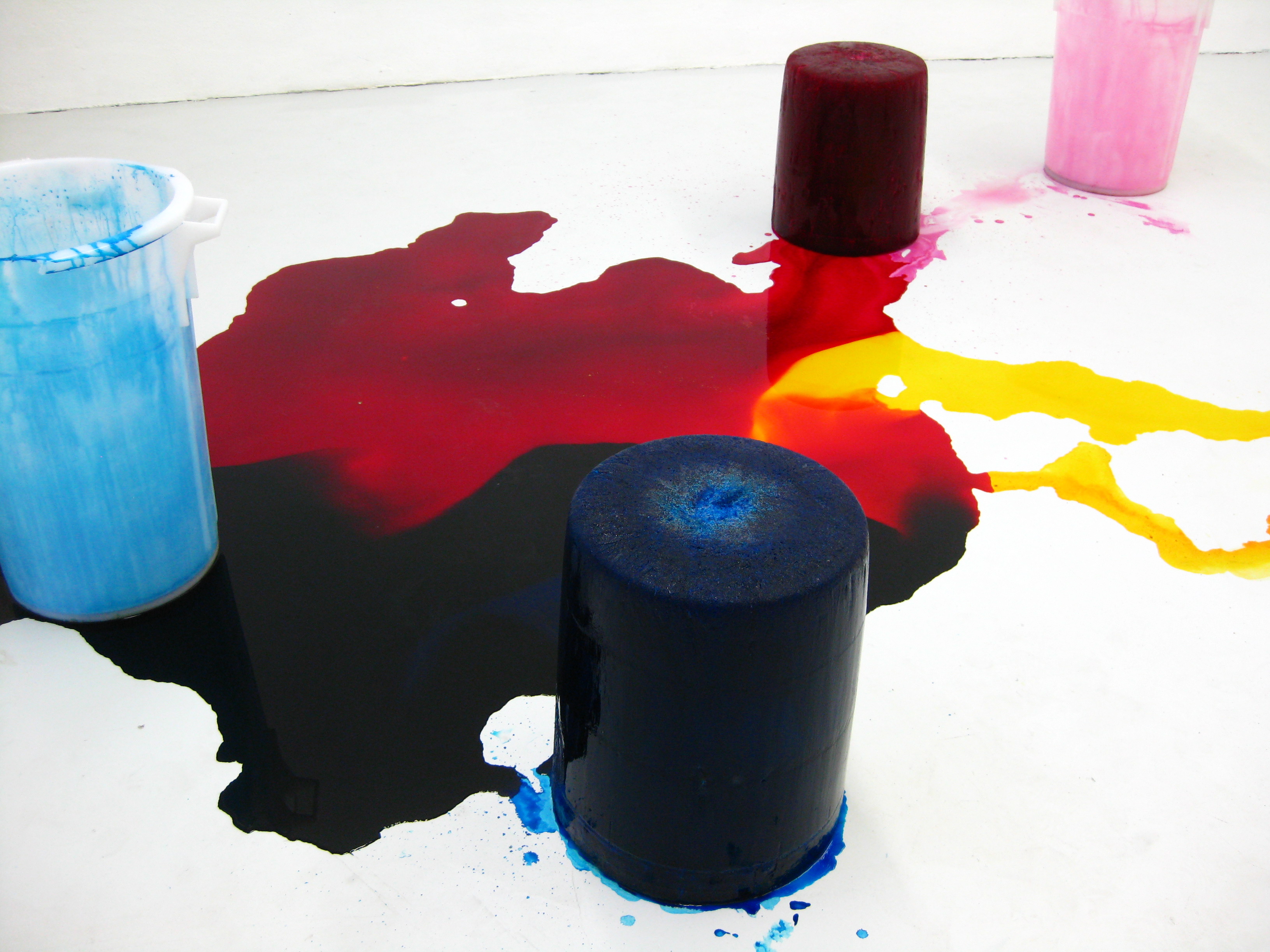 Stephanie Lüning, Farbraum I, 600cm x 700cm, mixed media, 2010