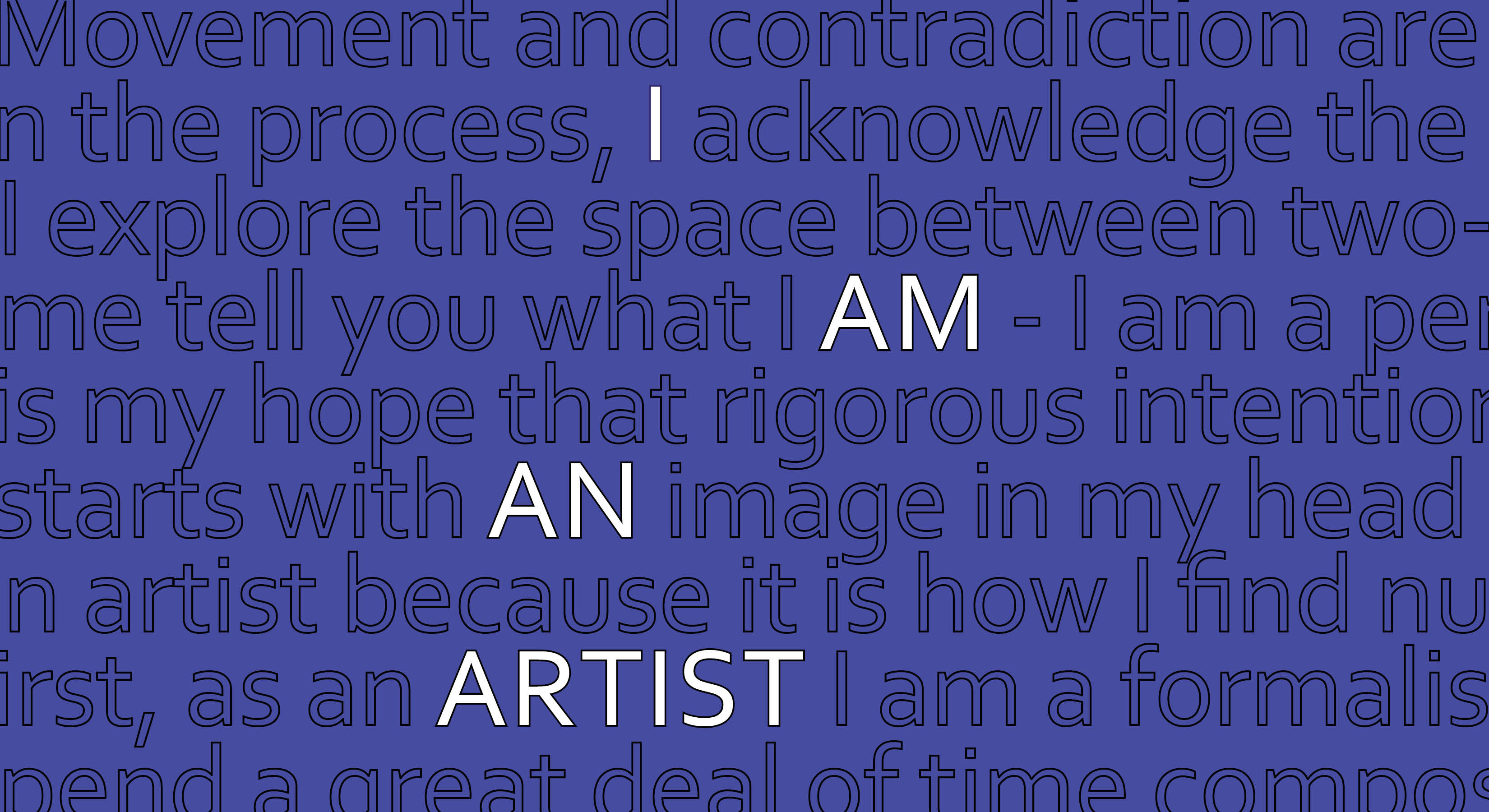 I am an Artist 6x11 2019
